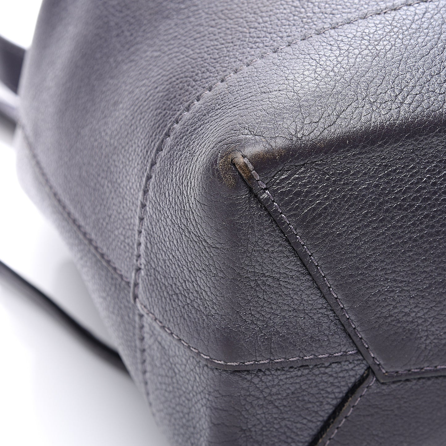 Calfskin Eyelet Lockme Backpack Black