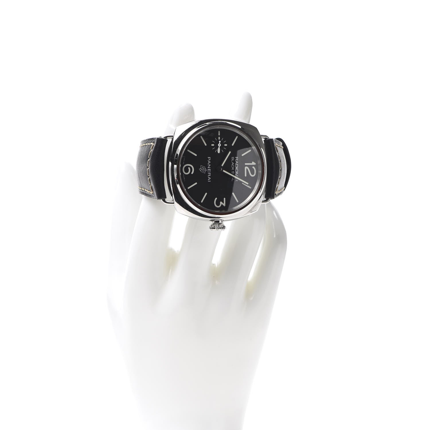 Panerai Stainless Steel Calfskin 45mm Radiomir Black Seal Logo Manual Winding Watch Black PAM00754 2 of 6