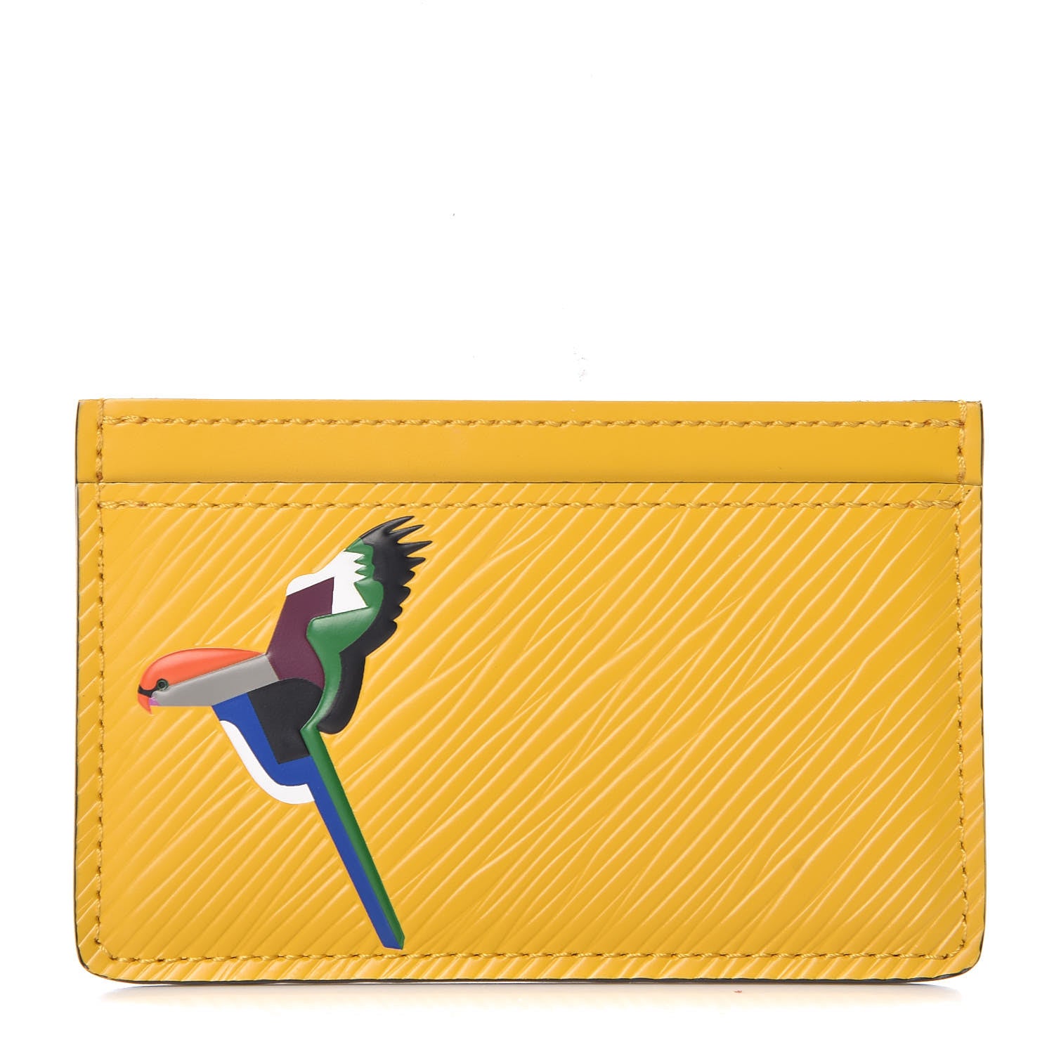 Louis Vuitton Epi Early Bird Card Holder Jonquille 1 of 7