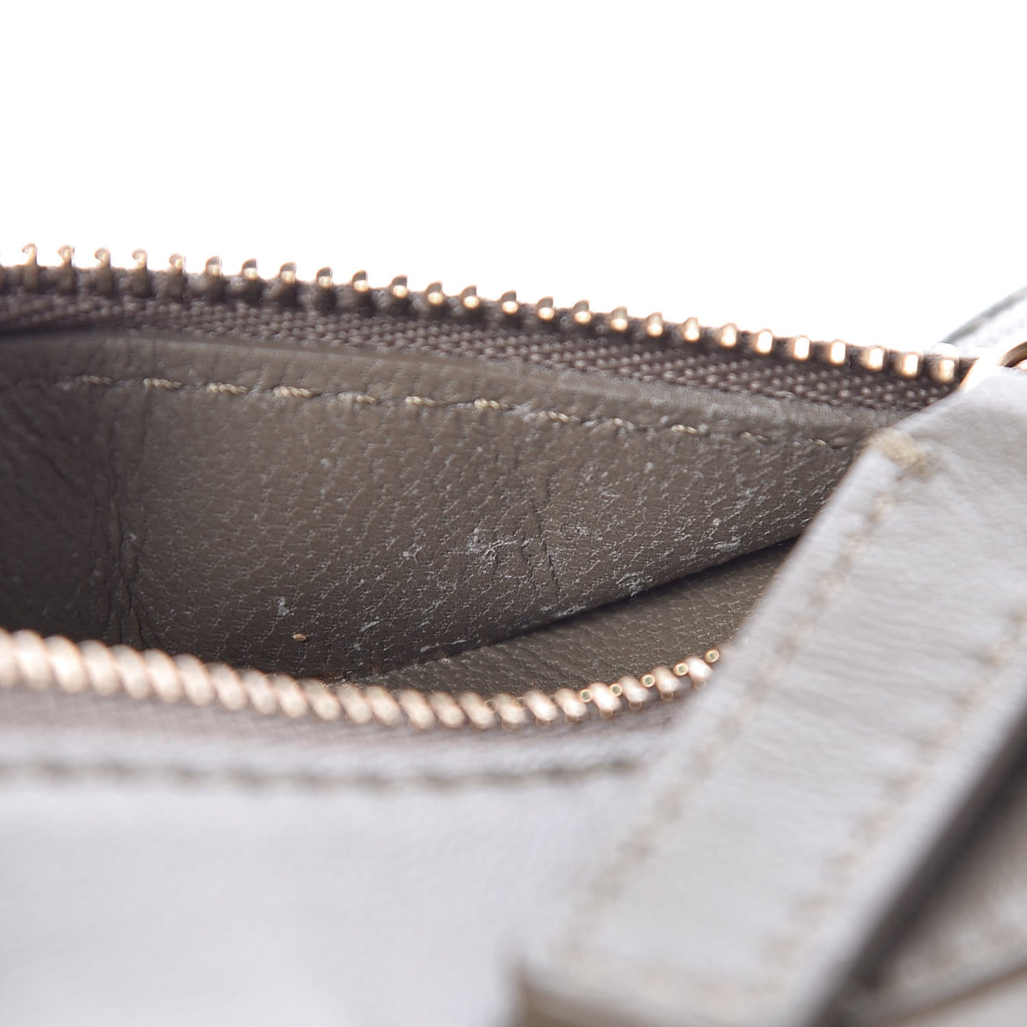 Celine Lambskin Horizontal Cabas Grey 10 of 13