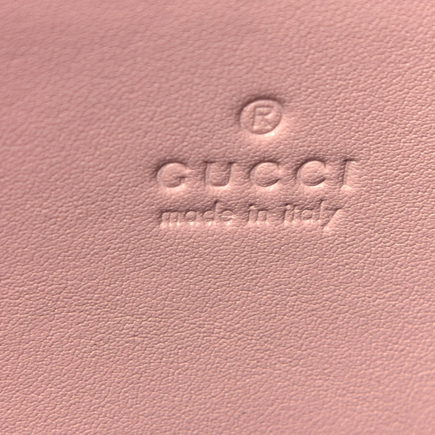 Calfskin Matelasse GG Marmont Chain Wallet Perfect Pink