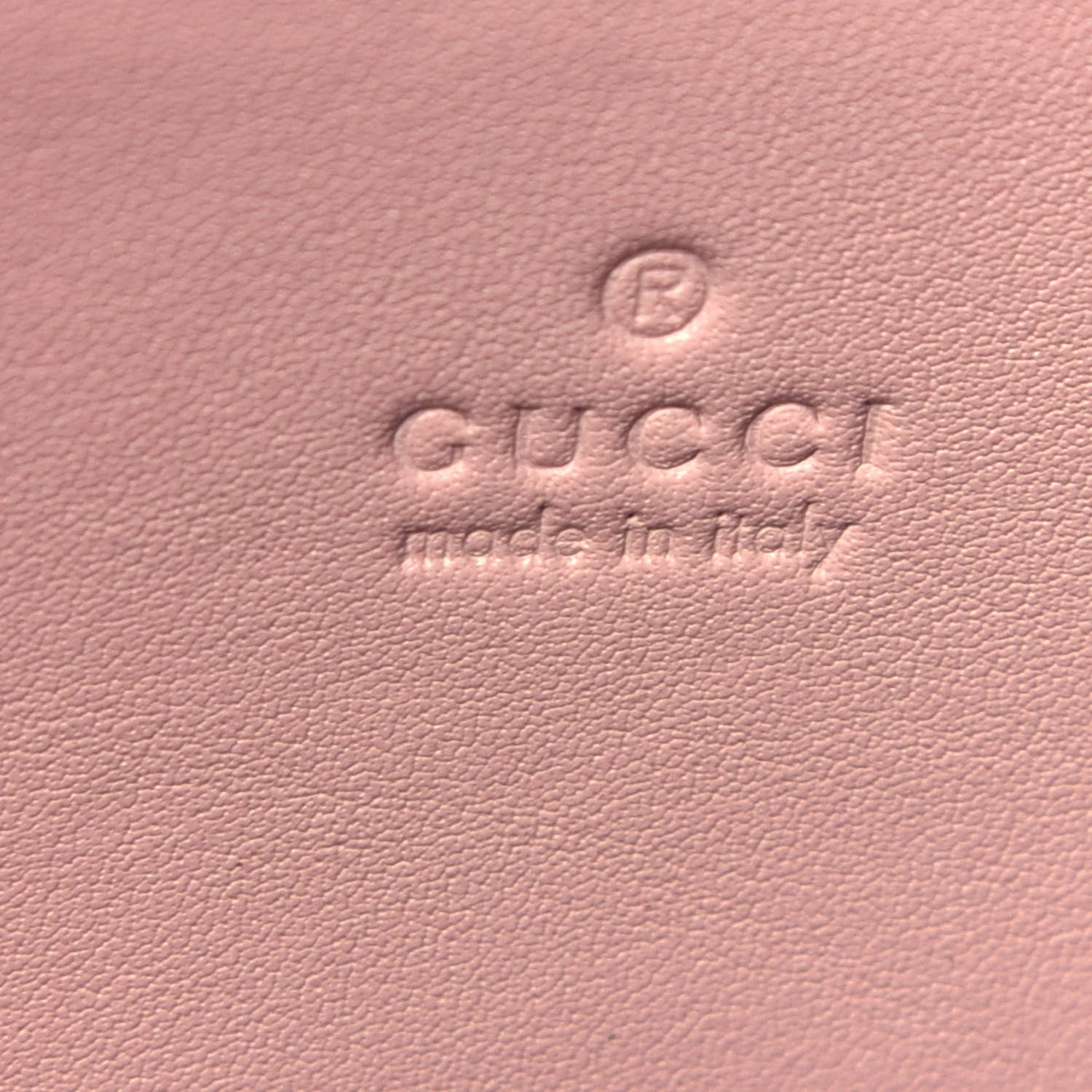 Gucci Calfskin Matelasse GG Marmont Chain Wallet Perfect Pink 11 of 18