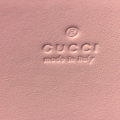 Gucci Calfskin Matelasse GG Marmont Chain Wallet Perfect Pink 11 of 18