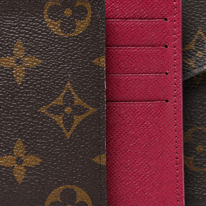 Louis Vuitton Monogram Pochette Felicie Chain Wallet Fuchsia 12 of 14