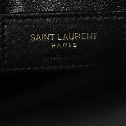 Saint Laurent Grain de Poudre Mini Classic Monogram Cassandra Top Handle Black 7 of 11