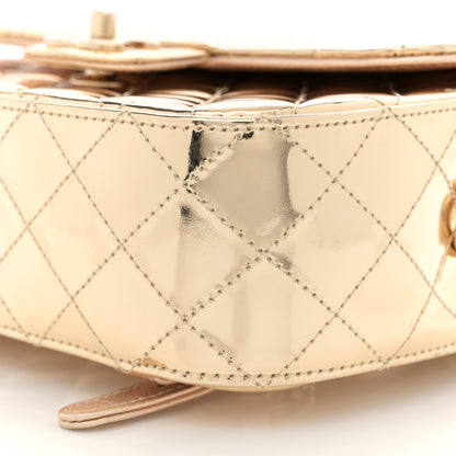 Chanel Mirror Calfskin Metallic Calfskin Quilted Hollywood Boulevard Backpack With Coin Purse Gold 11 of 12