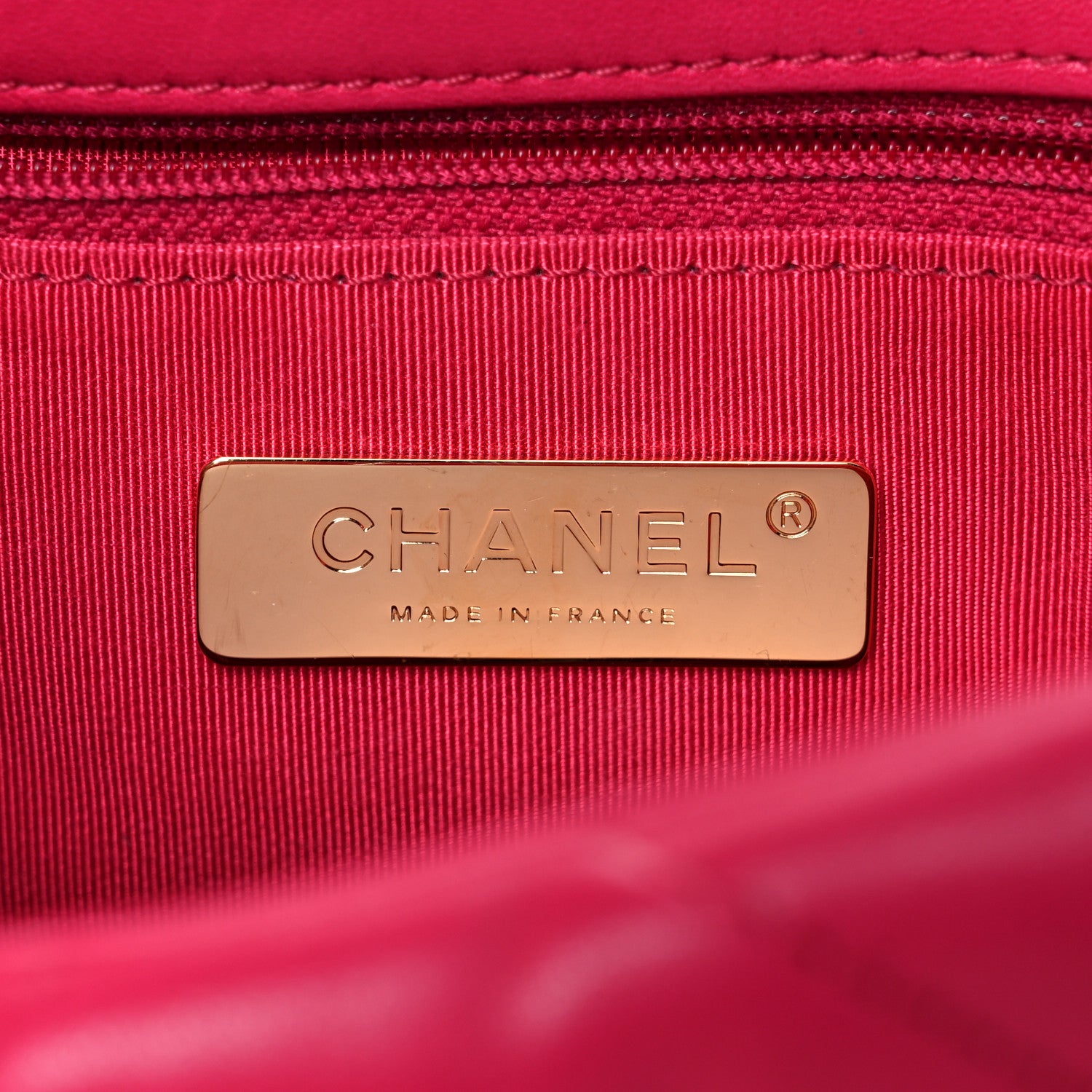 Chanel Goatskin Quilted Medium Chanel 19 Flap Pink 5 of 10