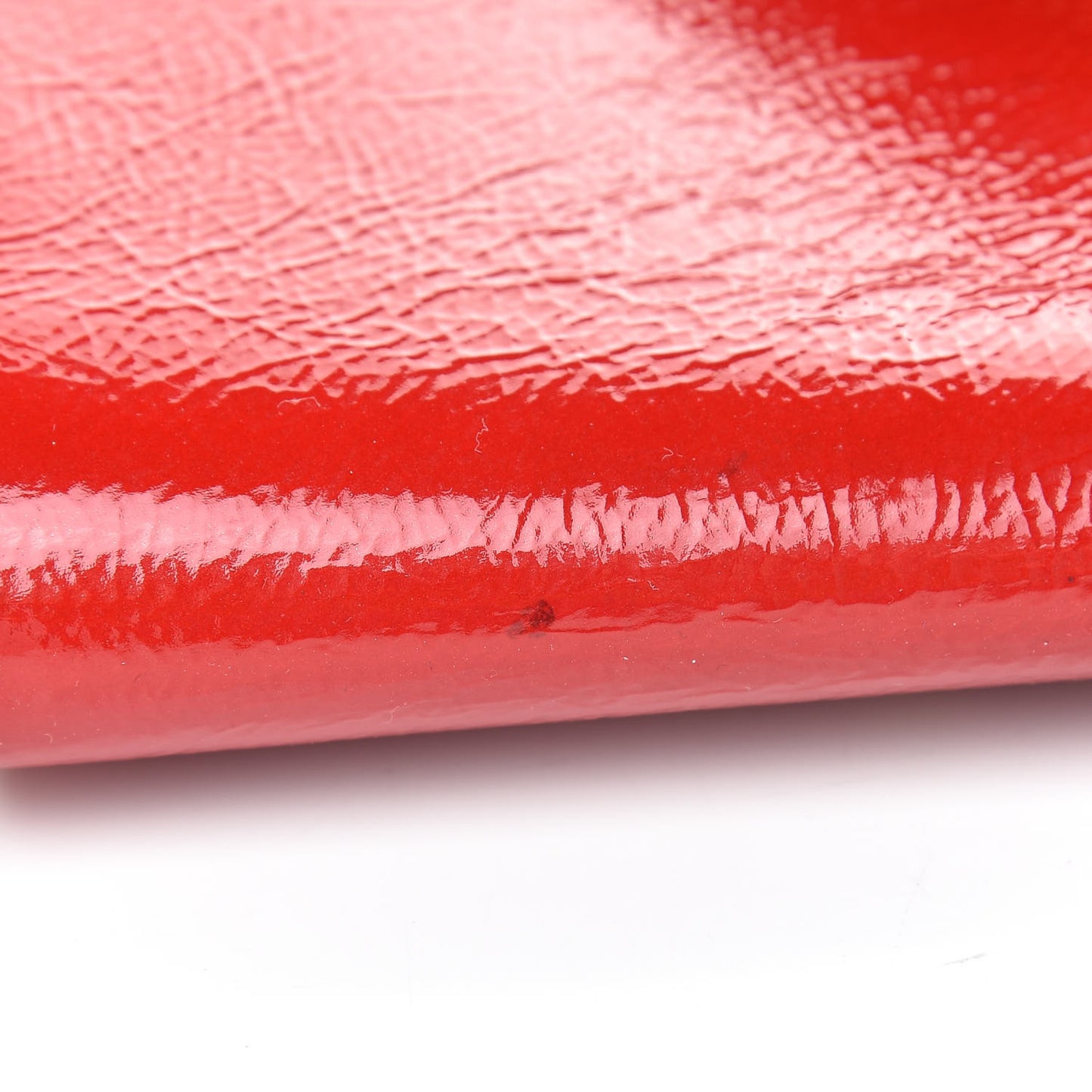Patent Y-Mail Clutch Red