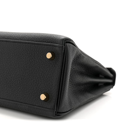 Hermes Togo Kelly Retourne 25 Black 10 of 11