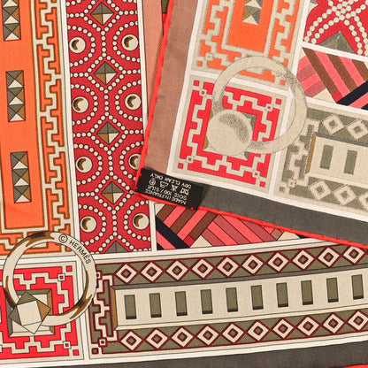 Hermes Silk Colliers de Chiens Scarf 90 3 of 3