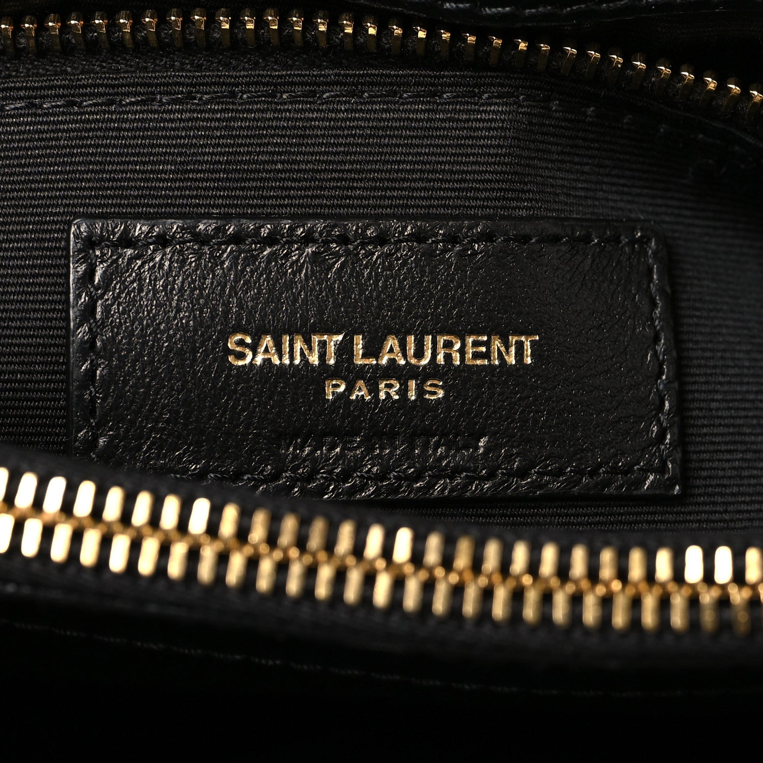 Saint Laurent Calfskin Y Quilted Monogram Medium Loulou Chain Satchel Black 6 of 10