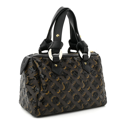 Louis Vuitton Monogram Sequins Eclipse Speedy 28 Black 3 of 9