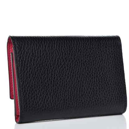 Louis Vuitton Taurillon Capucines Compact Wallet Black 3 of 7