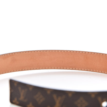 Louis Vuitton Mini Monogram 25mm LV Initiales Belt 80 32 6 of 11