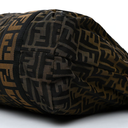 Fendi Zucca Vitello Patchwork Shoulder Bag Tobacco Sabbia 9 of 9