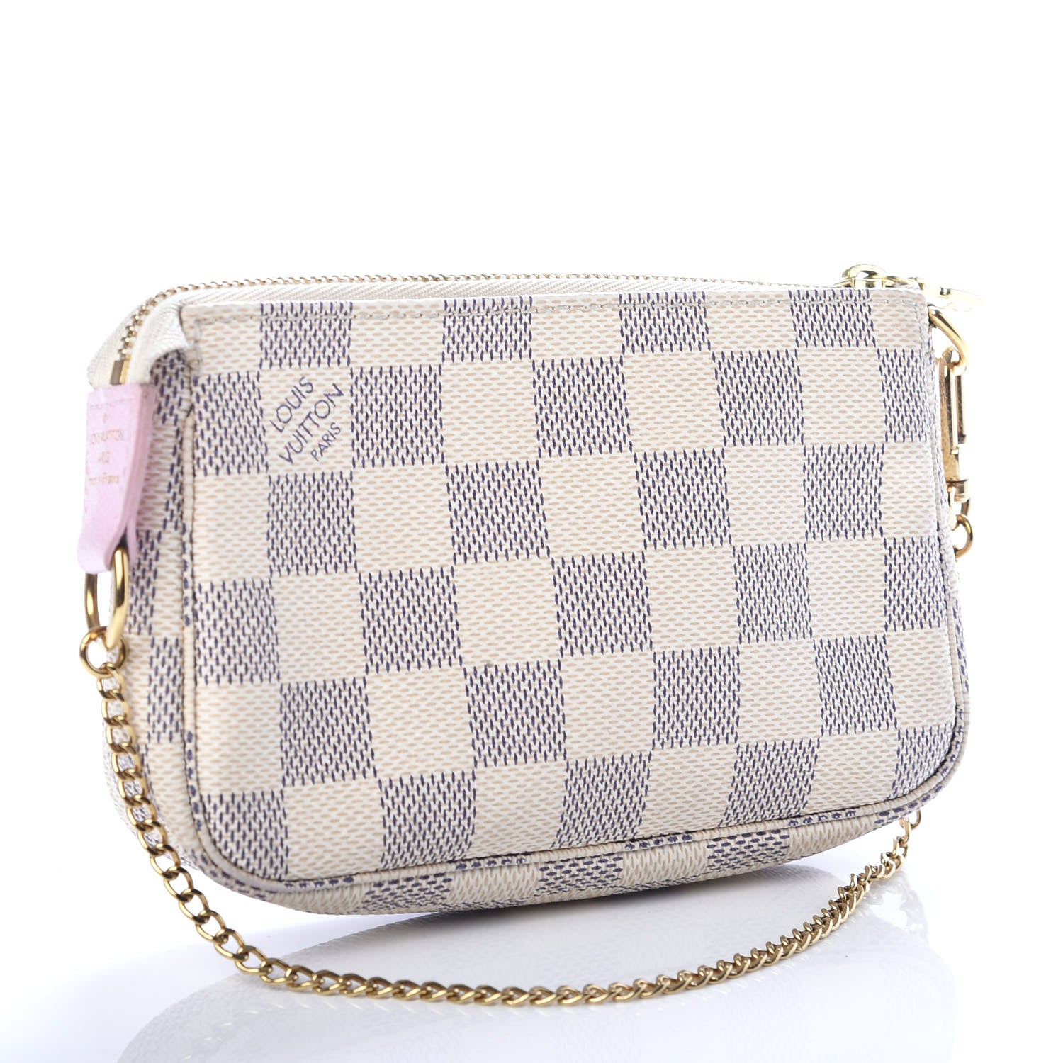 Louis Vuitton Damier Azur 2016 Christmas Animation Mini Pochette Accessories 3 of 7
