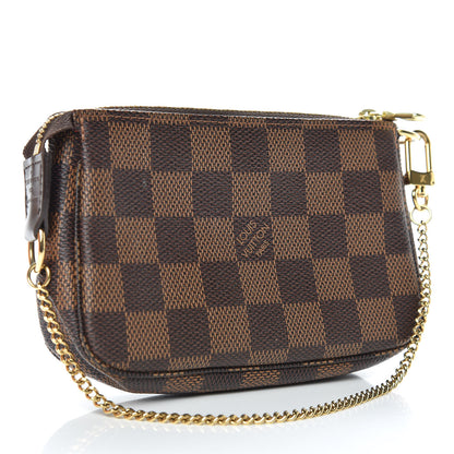 Louis Vuitton Damier Ebene Mini Pochette Accessories 3 of 9