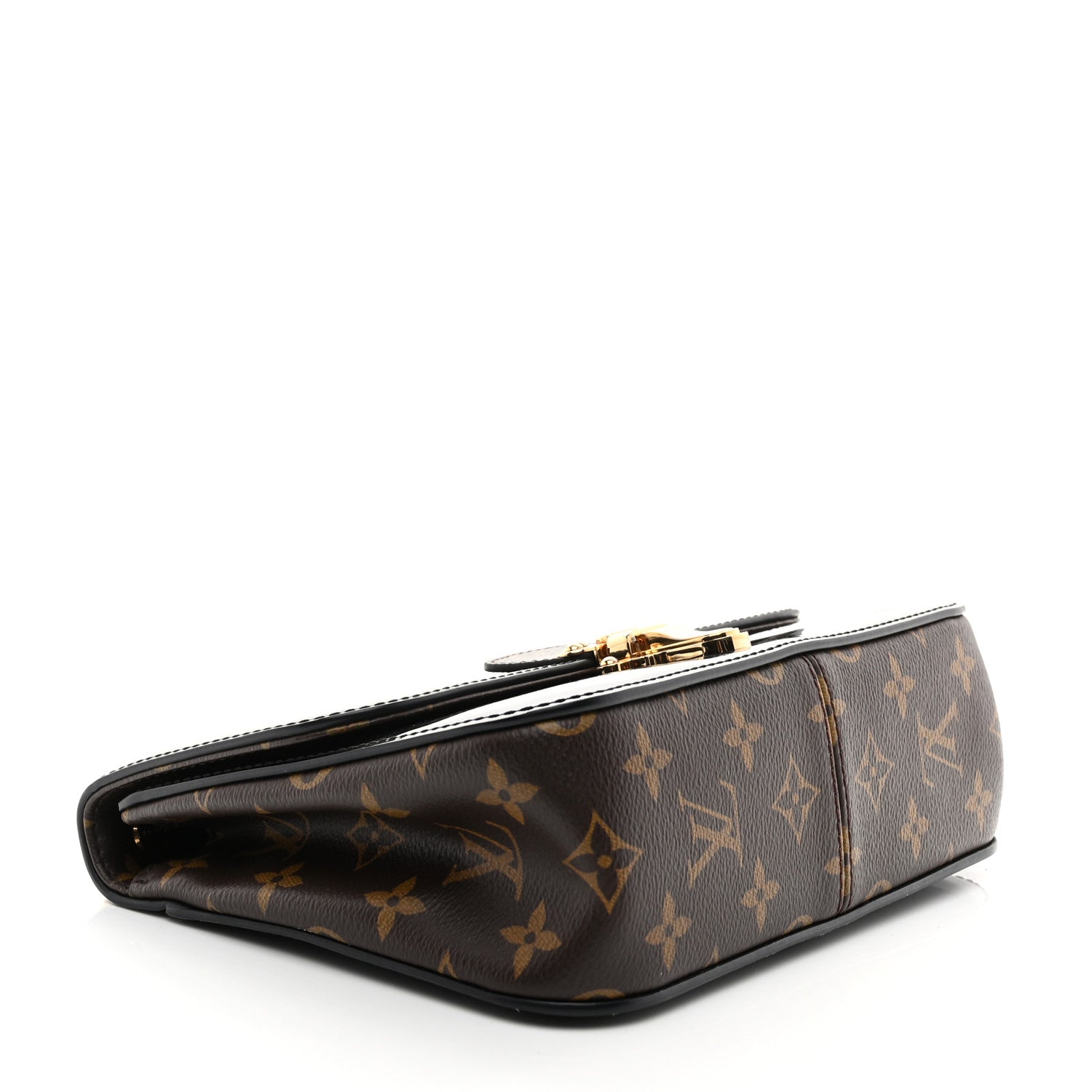 Louis Vuitton Patent Calfskin Monogram Cherrywood BB Black 4 of 12