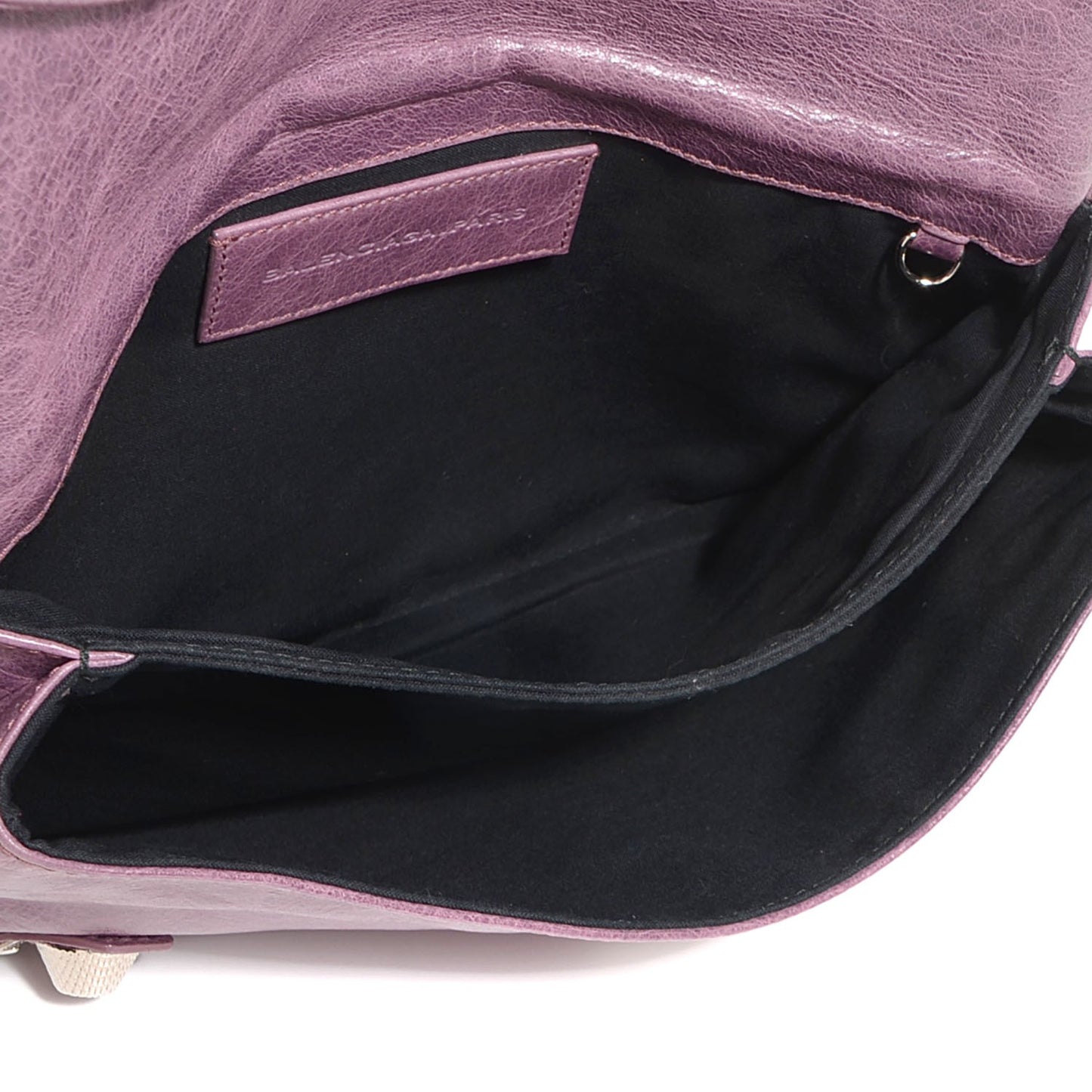 Agneau Giant 21 Silver Hardware Envelope Clutch Murier