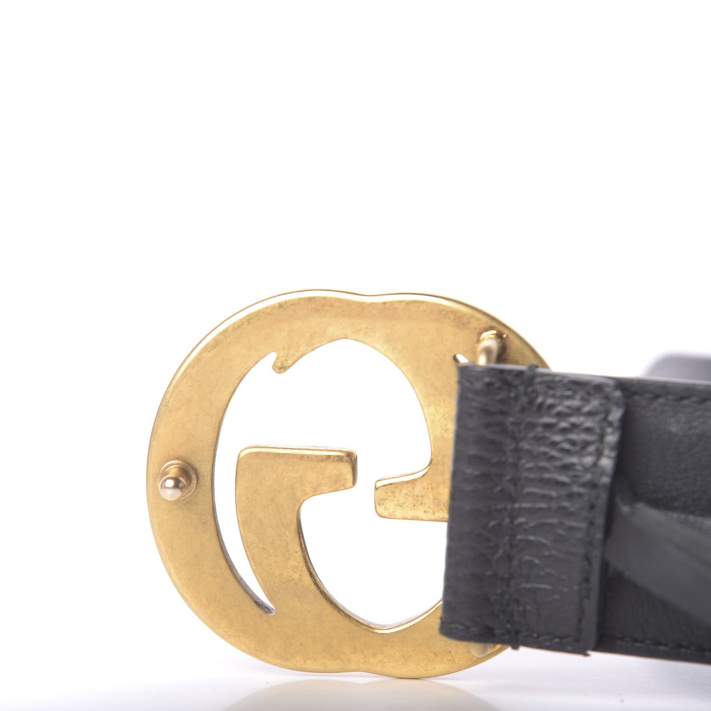 Dollar Calfskin Interlocking G Belt 90 36 Black