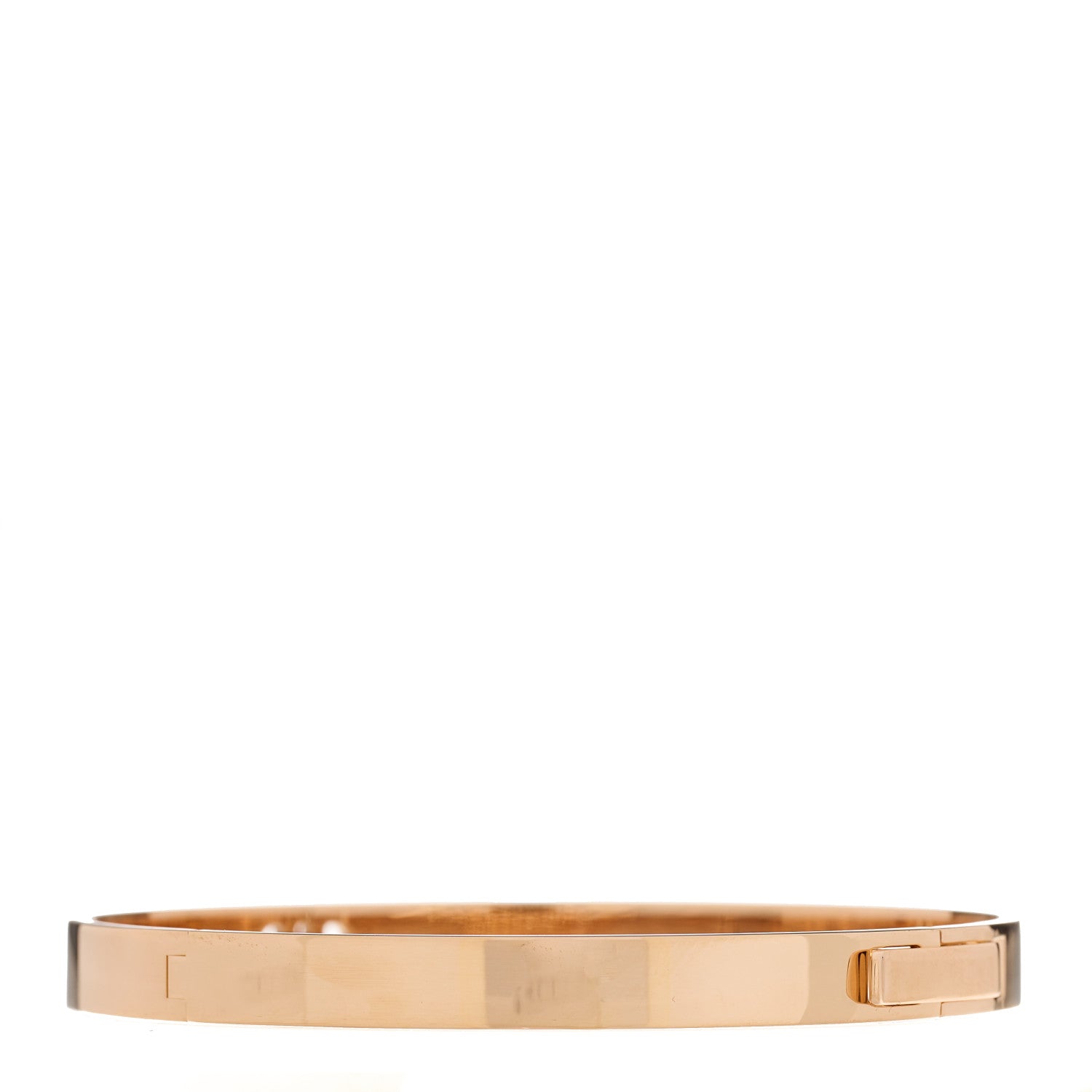Hermes 18K Rose Gold Diamond PM H D'Ancre Bracelet SH 2 of 3
