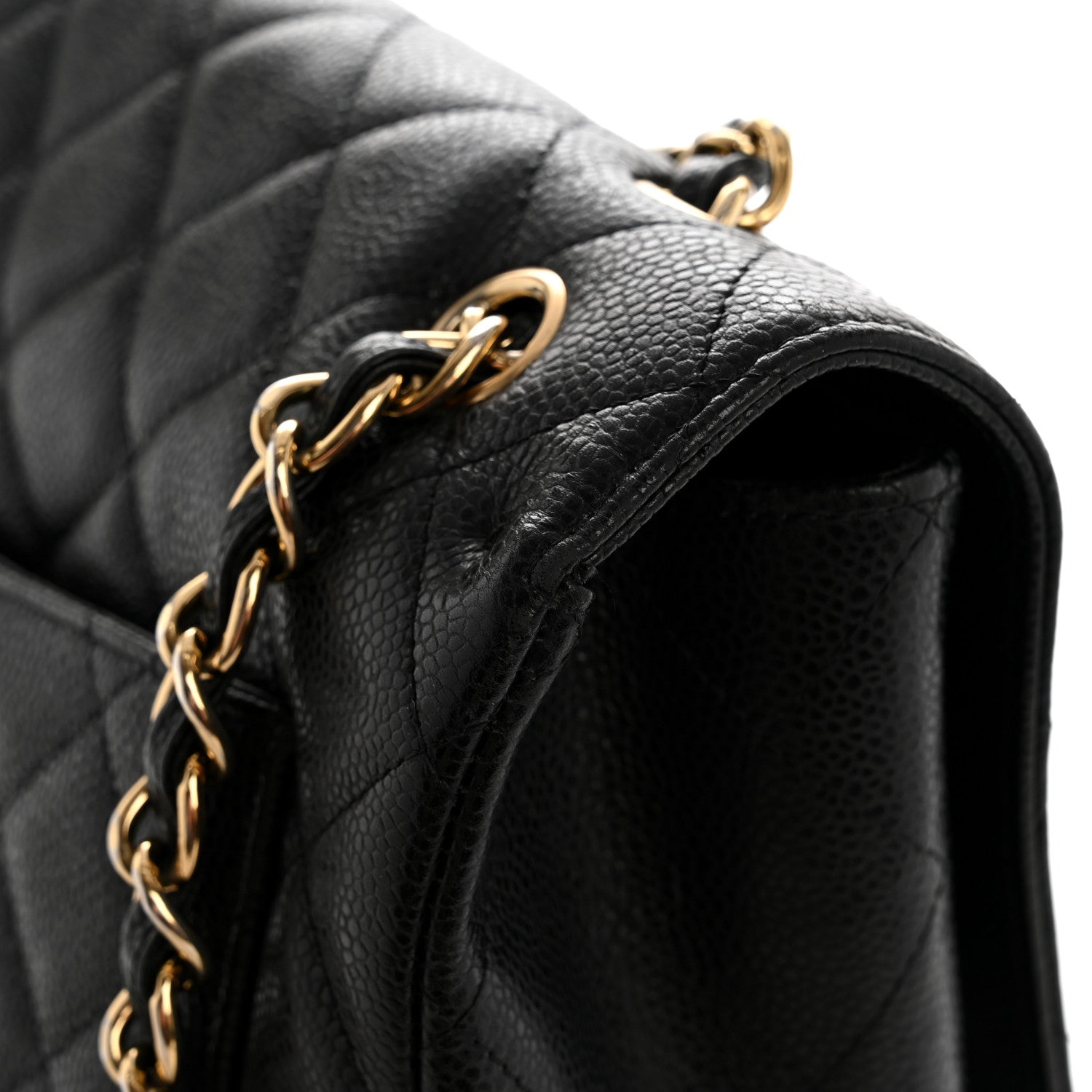 Chanel Caviar Maxi Single Flap Black 14 of 14