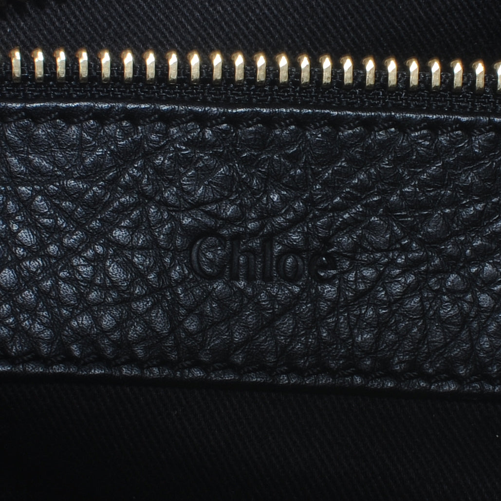 Leather Cary Shoulder Bag Black