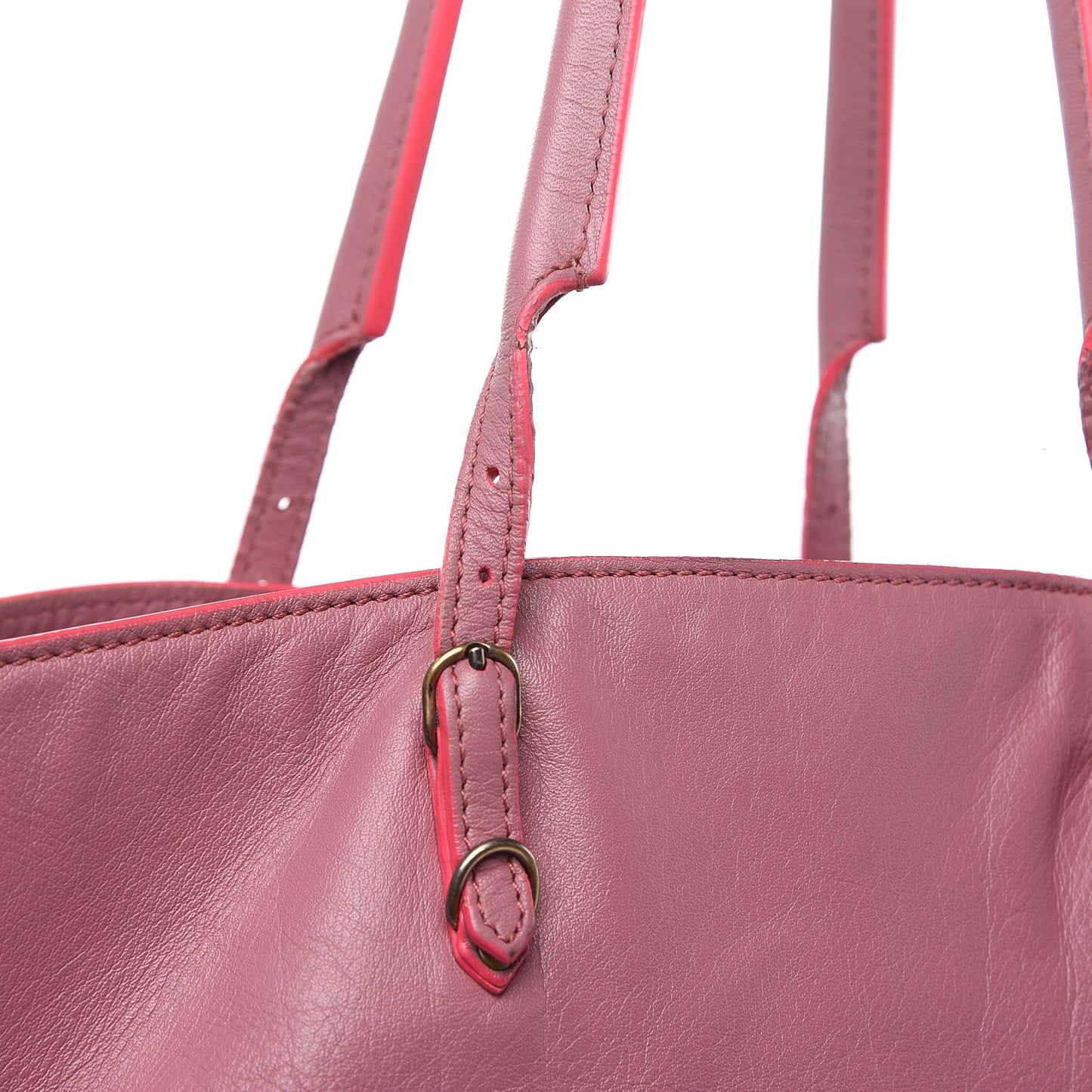 Veau Papier A4 Tote Rose Anglaise