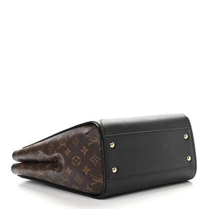 Louis Vuitton Calfskin Monogram Kimono Tote PM Black 4 of 9