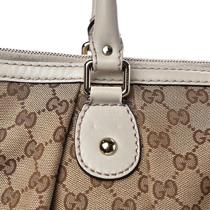 Gucci Monogram Large Sukey Top Handle Tote Off White 12 of 16