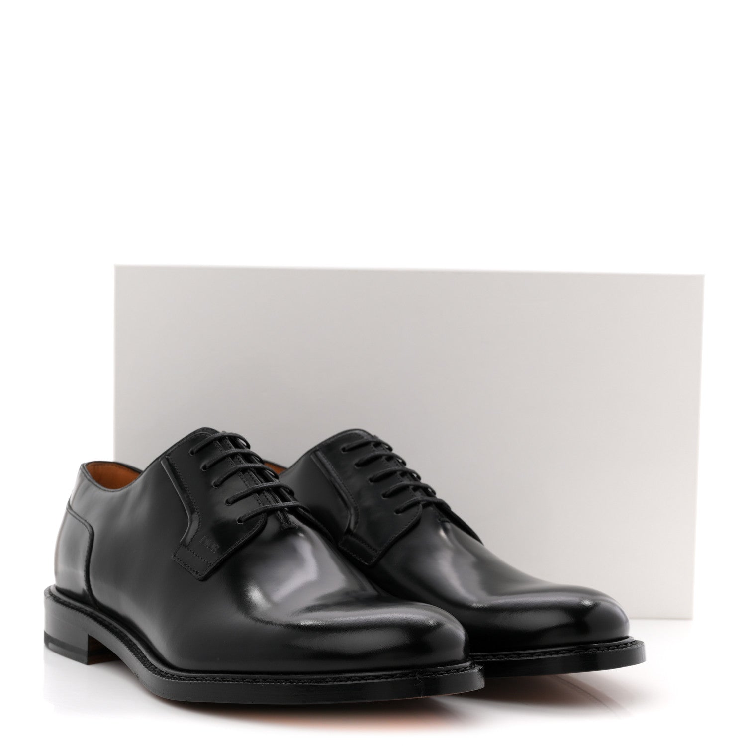 Christian Dior Calfskin Mens Derby Shoes 42.5 Black 11 of 11