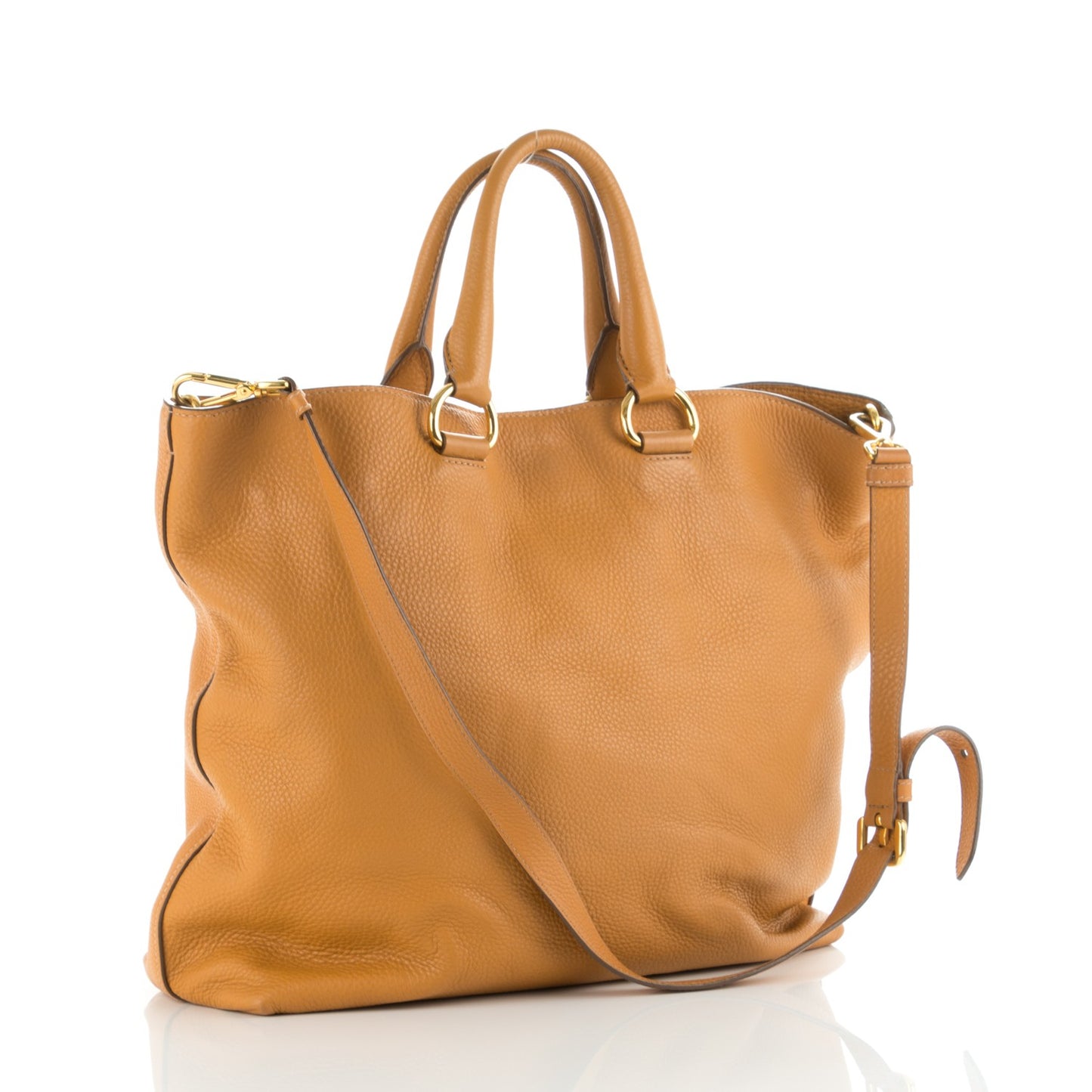 Vitello Daino Tote Ambra