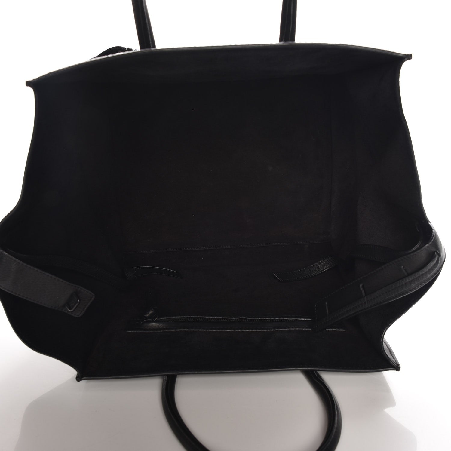 Celine Smooth Calfskin Medium Phantom Luggage Black 5 of 8
