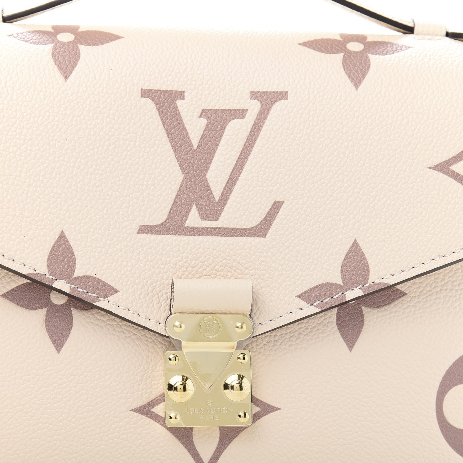 Louis Vuitton Empreinte Monogram Giant Pochette Metis Creme Bois De Rose 11 of 11
