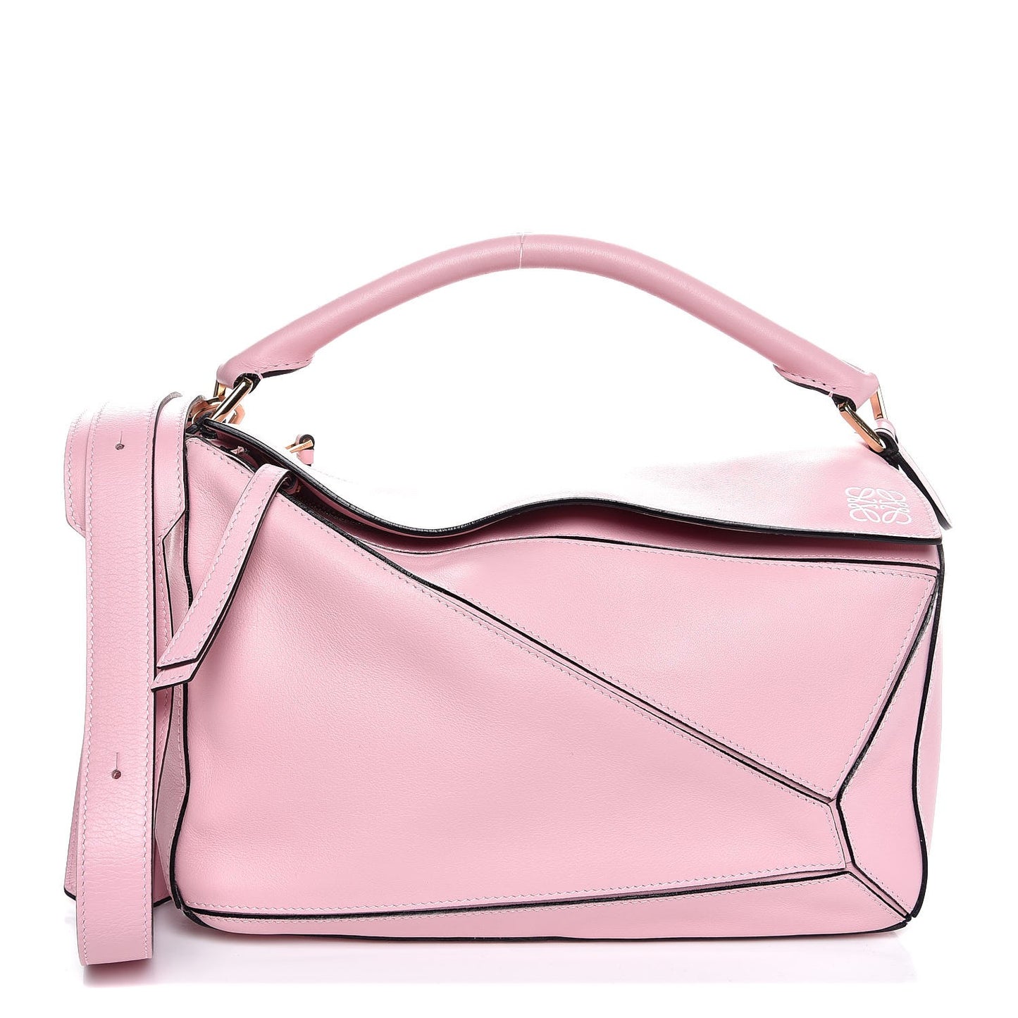 Calfskin Puzzle Bag Soft Pink