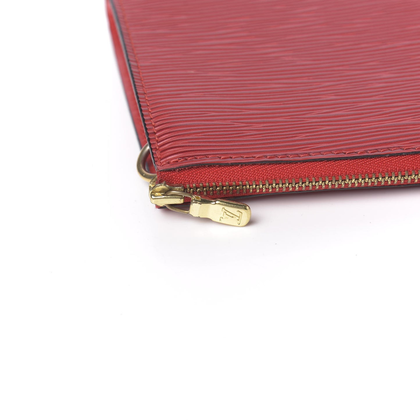 Epi Pochette Accessories 24 Castillan Red