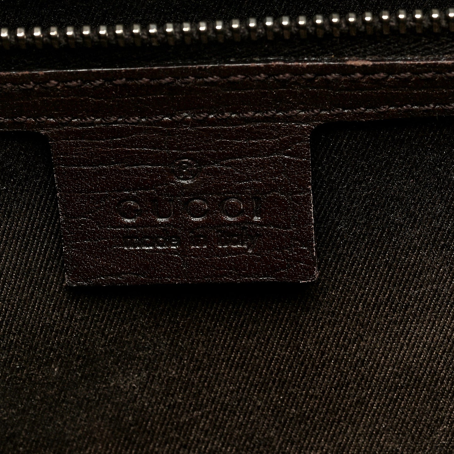Monogram Bamboo Bullet Bag Dark Brown