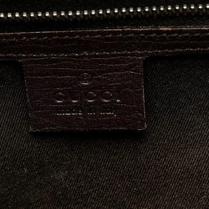 Gucci Monogram Bamboo Bullet Bag Dark Brown 6 of 9