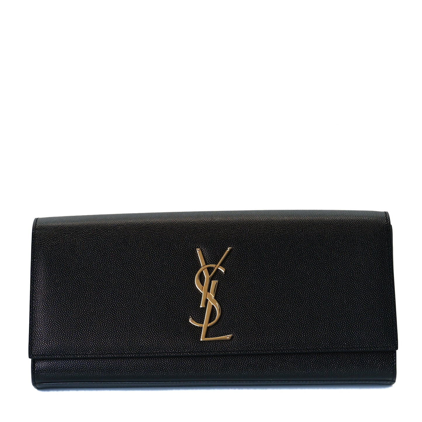 Grain De Poudre Monogram Cassandre Clutch Black