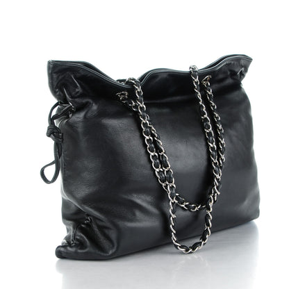 Chanel Lambskin CC Disc Tote Black 3 of 7