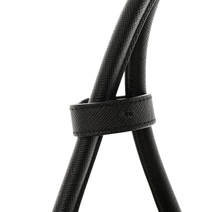 Prada Re-Nylon Saffiano Medium Re-Edition 1978 Two Handle Bag Black 10 of 10