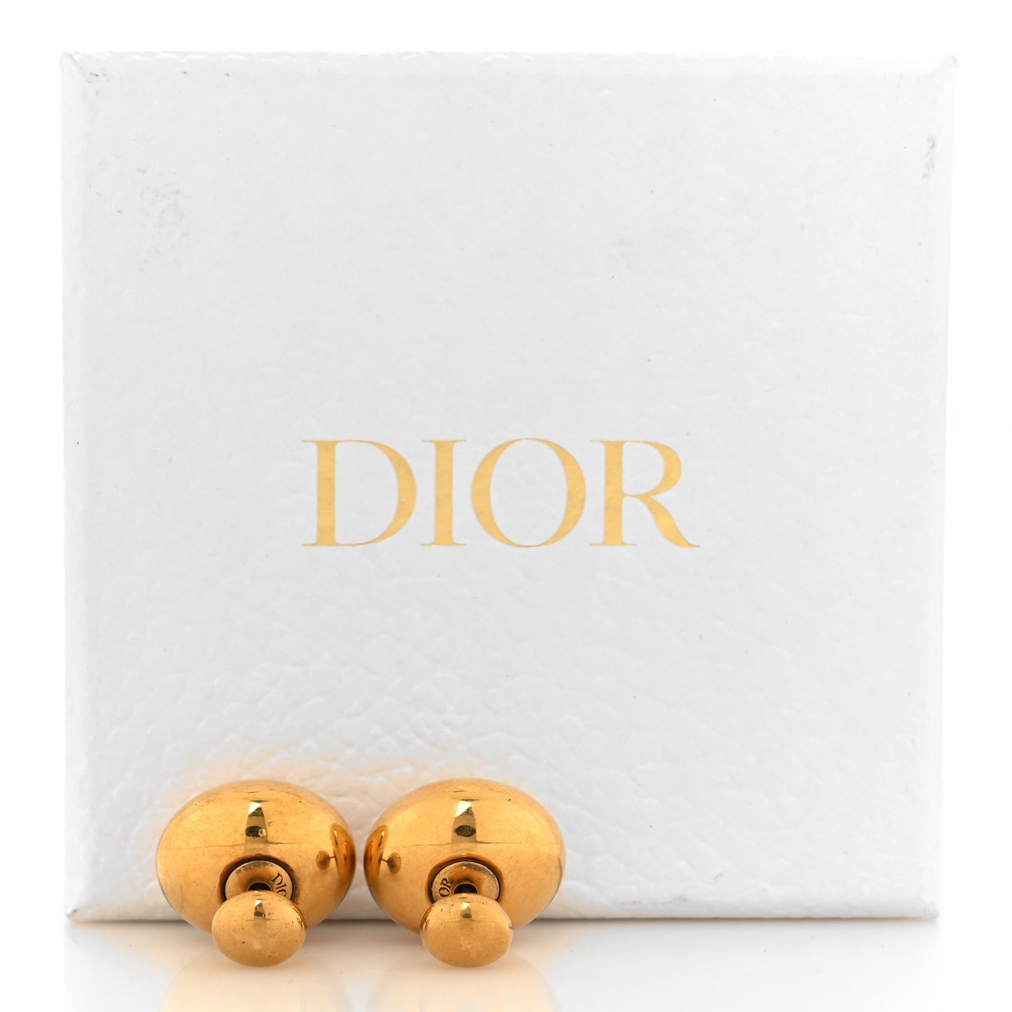 Oval Logo Tribales Earrings Gold