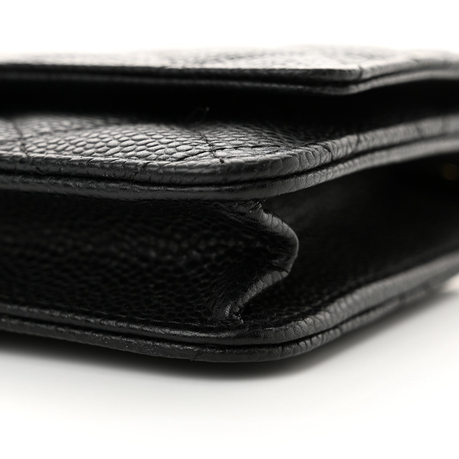 Chanel Caviar Quilted Wallet On Chain WOC Black 11 of 12