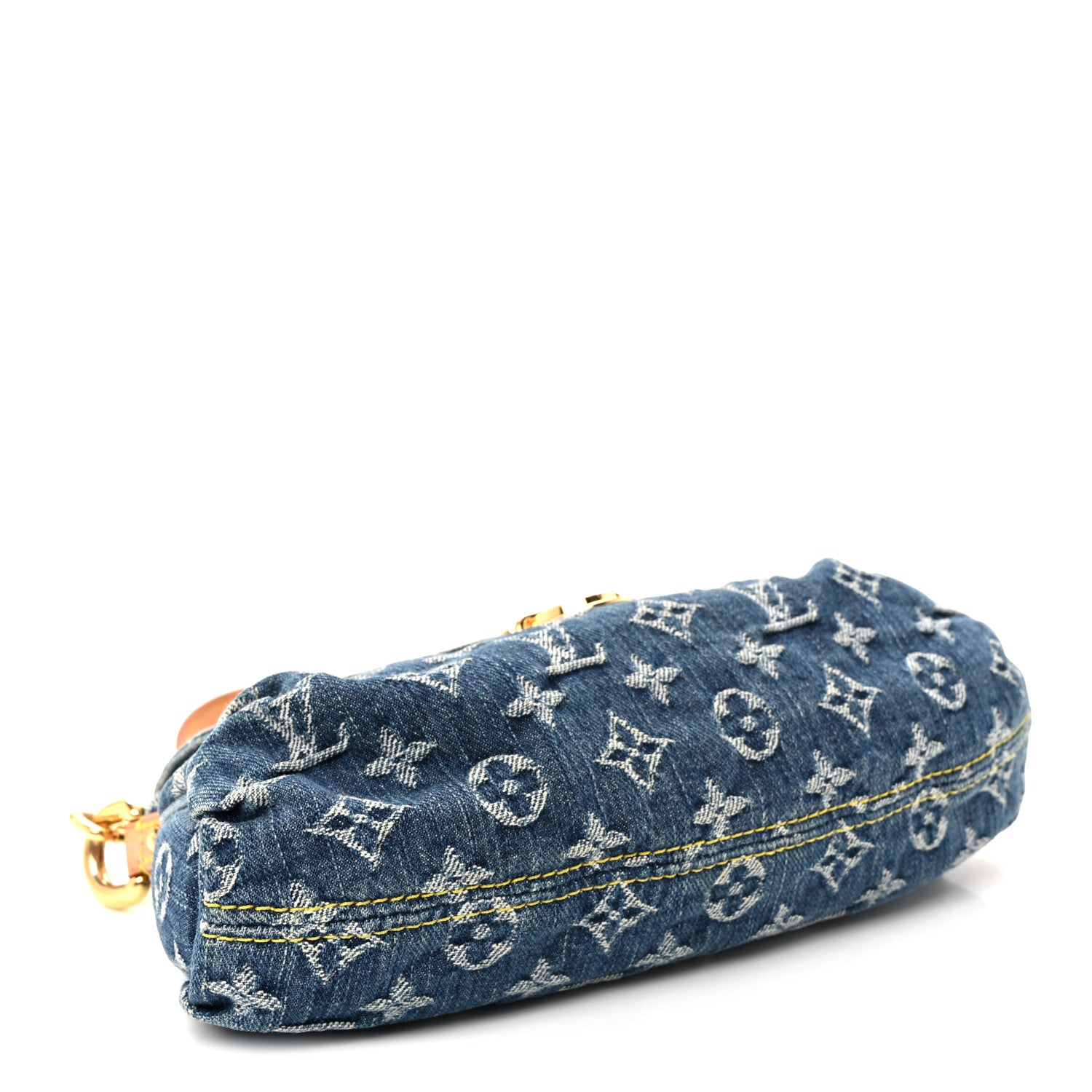 Louis Vuitton Monogram Denim Mini Pleaty Blue 4 of 9