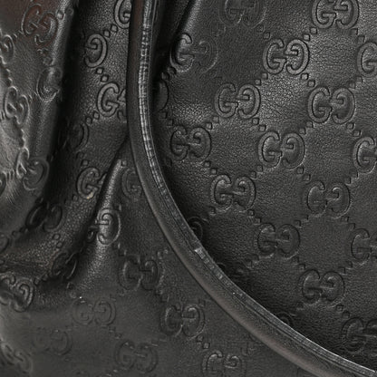 Gucci Guccissima Medium Sukey Top Handle Tote Black 14 of 14