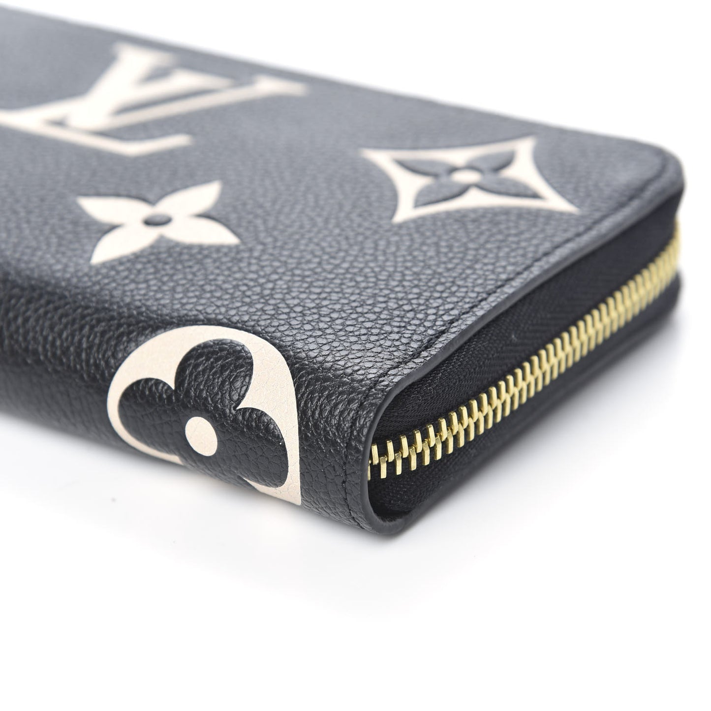 Empreinte Monogram Giant Zippy Wallet Black Beige