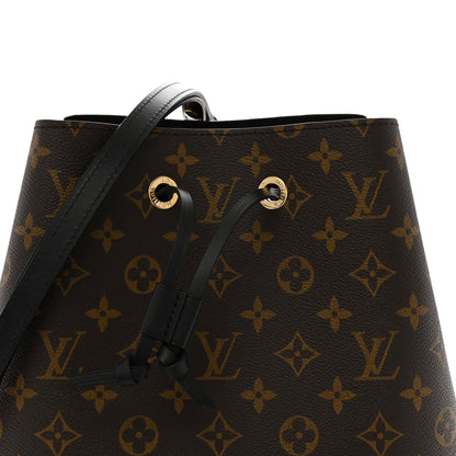 Louis Vuitton Monogram Neonoe MM Black 7 of 10