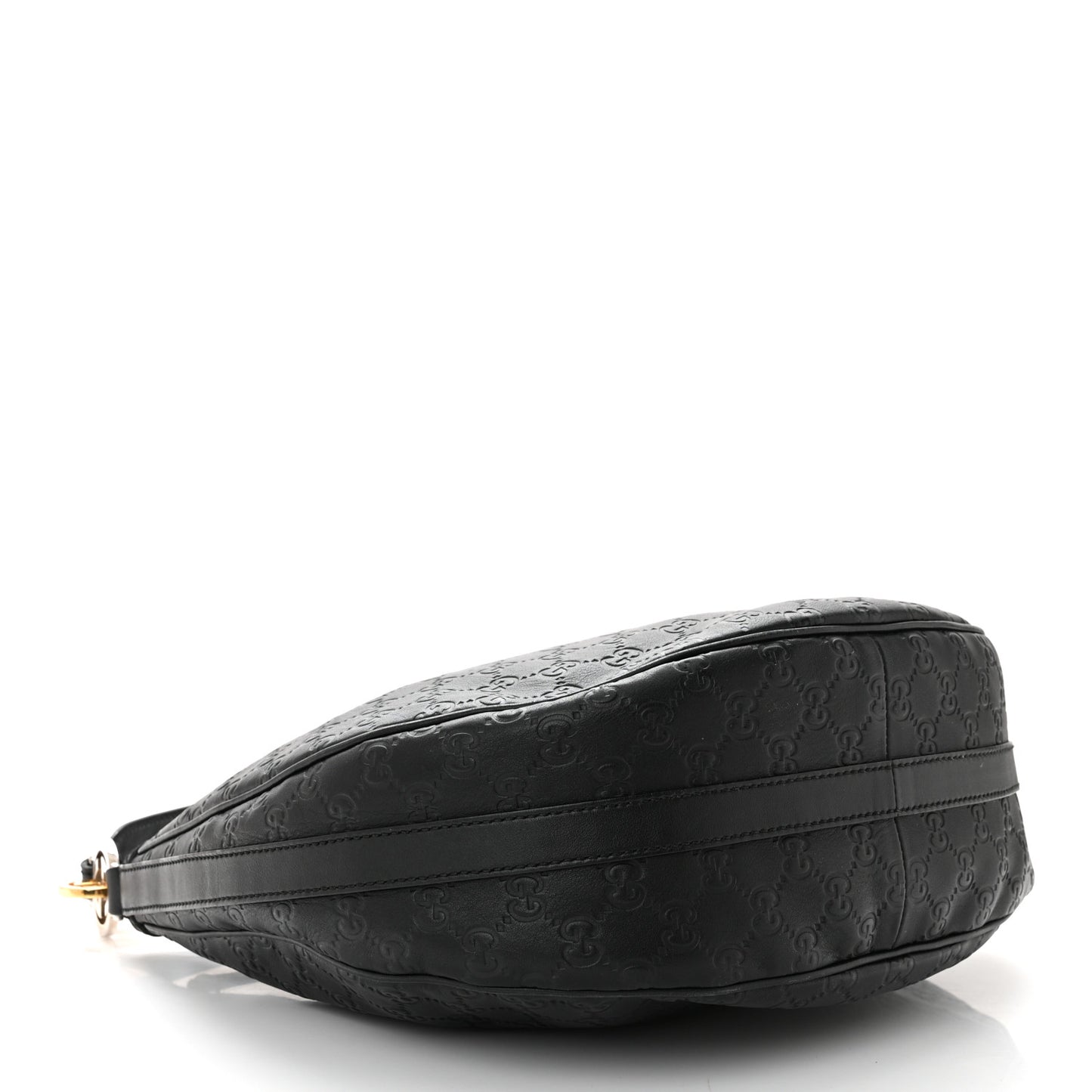 Guccissima Medium GG Twins Hobo Black