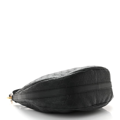 Gucci Guccissima Medium GG Twins Hobo Black 4 of 12