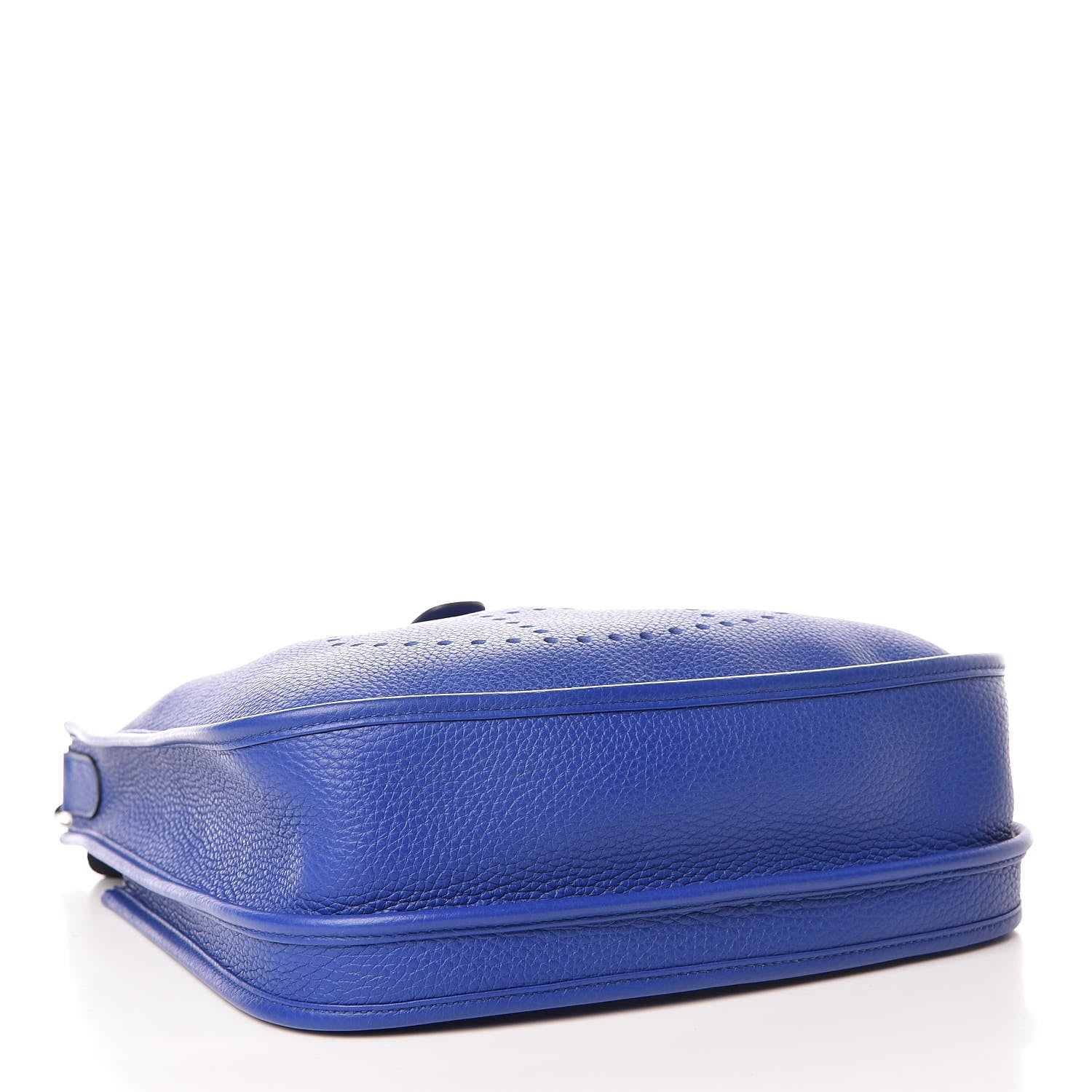 Hermes Taurillon Clemence Amazone Evelyne III PM Bleu Electrique Black 4 of 9